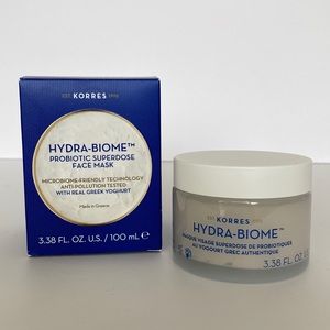 Korres hydra-biome probiotic superdose face mask